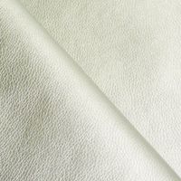 Kunstleder Metallic Glanz silber 1.4m Breite