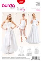 Burda Schnittmuster 6739 Unterrock