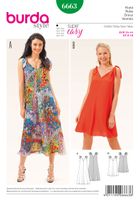 Burda Schnittmuster 6663 Kleid