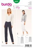 Burda Schnittmuster 6681 Hose