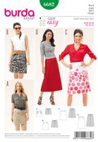 Burda Schnittmuster 6682 Rock