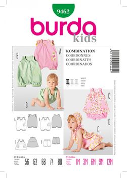 Burda Schnittmuster 9462 Kombination