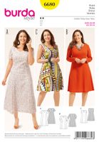 Burda Schnittmuster 6680 Kleid