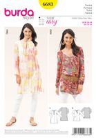 Burda Schnittmuster 6683 Tunika