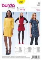 Burda Schnittmuster 6721 Kleid