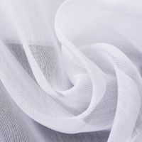 Gardinenstoff Stores Semi Organza Glanz creme 3m Höhe