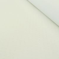 Tischdeckenstoff Damast Teflonbeschichtung Rauten creme 3.20m Breite