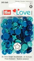37838-Prym-Color-Snaps-Druckknoepfe-Sterne---12-4mm.jpg Prym Color Snaps Druckknöpfe Sterne Ø12.4mm blau türkis 30 Stück