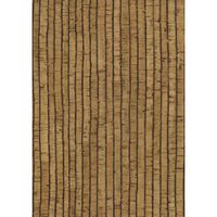 Rayher Korkstoff Streifen braun 0.5mm 45x30cm gerollt