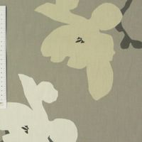 Clarke & Clarke Baumwollstoff Blumen Äste Tilda taupe grau creme