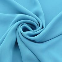 Chiffon Meterware hell petrol