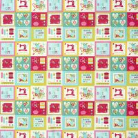 38570-Clarke-und-Clarke-Baumwollstoff-Patchwork-Nae.jpg Clarke & Clarke Baumwollstoff Patchwork Nähutensilien Craftwork