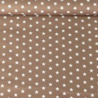 38629-Baumwollstoff-Sterne-braun-weiss.jpg Baumwollstoff Sterne ca. 1x1cm braun weiß 1.40m Breite