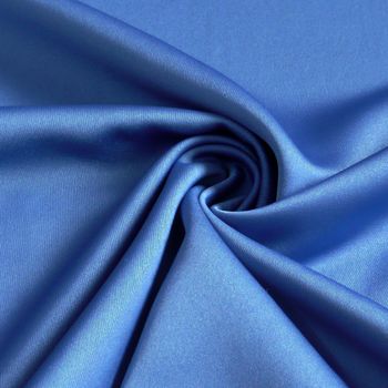 Royal Micro Satin Stoff Meterware royal blau