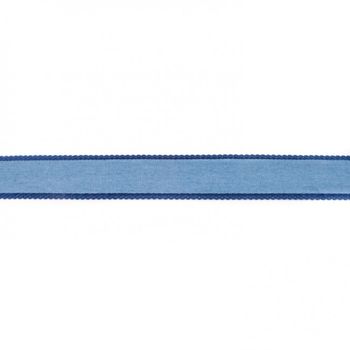 Jeans Band hell dunkel Meterware Breite: 2,5cm