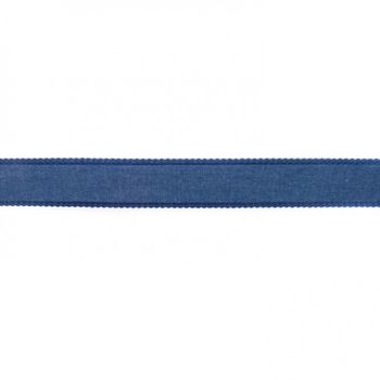 Jeans Band dunkel Meterware Breite: 2,5cm