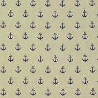 38912-Dekostoff-natur-Anker-blau.jpg Dekostoff Halbpanama Leinenlook natur Anker blau 1.40m Breite