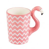 39038-Tasse-Porzellan-Flamingo-Chevron-Zacken-rosa-.jpg Tasse Porzellan Flamingo Chevron Zacken rosa weiß 11x8.5cm