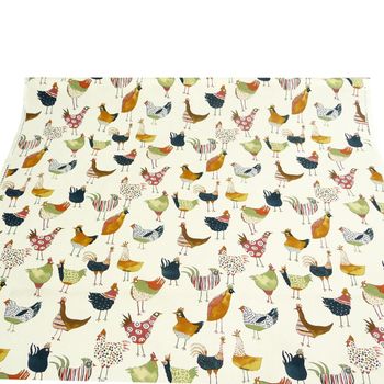 Emvency Duschvorhang Mit Huhn-Motiv – 182,9x182,9 Cm, Wasserdicht, Aus Polyester, Inkl. Haken, Witzig Fürs Badezimmer