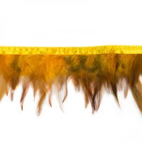 41101-Band-Federn-orange-gelb-13cm-Laenge.jpg Federborte Band Federn orange gelb 13cm Länge