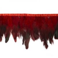 41198-Band-Federn-rot-13cm-Laenge.jpg Federborte Band Federn rot 13cm Länge