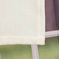 Thermo Chenille Fertigvorhang Kälteschutz Schallschutz Verdunkelung wollweiß 145x245cm