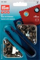41649-Prym-oesen-mit-Scheiben-messing---8mm-24-Stue.jpg Prym Ösen mit Scheiben messing Ø8mm 24 Stück