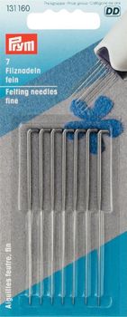Prym Filznadeln fein 7 Stück Metall Länge: 7,2cm