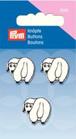 Prym Kinder Knopf Knöpfe Schaf 17mm 3 Stück weiß schwarz