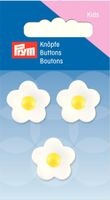 41757-Prym-Kinder-Knopf-Knoepfe-oese-Blume-weiss-ge.jpg Prym Kinder Knopf Knöpfe Öse Blume weiß gelb 20mm 3 Stück