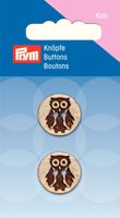 41792-Prym-Kinder-Knopf-Knoepfe-Eule-Holz-braun-18m.jpg Prym Kinder Knopf Knöpfe Eule Holz braun 18mm 2 Stück