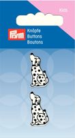 41808-Prym-Kinder-Knopf-Knoepfe-oese-Dalmatiner-sch.jpg Prym Kinder Knopf Knöpfe Öse Dalmatiner schwarz weiß 23mm 2 Stück