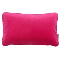 SCHÖNER LEBEN. Samtkissen pink 30x50cm
