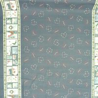 Dekostoff Baumwollstoff Weihnachten Wonderland mit Rand 1.60m Breite