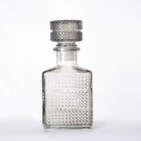 42003-Dekoflasche-Flasche-Glas-grau-7-5x16-5cm_3.jpg Dekoflasche Flasche Glas grau 7.5x16.5cm