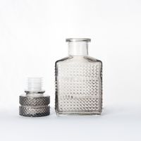 42003-Dekoflasche-Flasche-Glas-grau-7-5x16-5cm_4.jpg Dekoflasche Flasche Glas grau 7.5x16.5cm