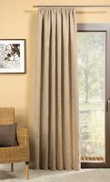 Thermo Chenille Fertigvorhang Kälteschutz Schallschutz Verdunkelung rot 145x245cm