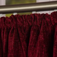 42703-Thermo-Chenille-Vorhang-Fertigvorhang-Kaelt_3.jpg Thermo Chenille Fertigvorhang Kälteschutz Schallschutz Verdunkelung rot 145x245cm