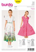 42964-Burda-Schnittmuster-6520-Damen-Kleid-Groesse-34-46-6520.jpg Burda Schnittmuster 6520 Damen Kleid Größe 34-46