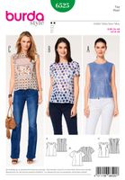 42973-Burda-Schnittmuster-6525-Damen-Top-Groesse-34-46-6525.jpg Burda Schnittmuster 6525 Damen Top Größe 34-46
