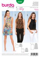 42986-Burda-Schnittmuster-6541-Damen-young-Top-und-Kleid-Groesse-32-44-6541.jpg Burda Schnittmuster 6541 Damen young Top und Kleid Größe 32-44