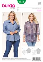 43104-Burda-Schnittmuster-6614-Damen-Bluse-Groesse-44-56-6614.jpg Burda Schnittmuster 6614 Damen Bluse Größe 44-56