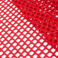 Gitterstoff elastisch rot 1.5m Breite