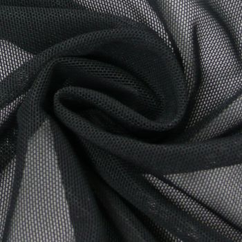 Tüll elastisch weich schwarz
