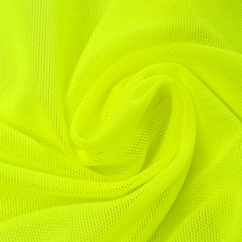 Tüll elastisch weich neon gelb