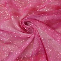 Tüll Retro Glitzer pink 1.5m Breite