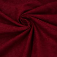 Bekleidungsstoff Velourstoff uni dunkelrot 1.5m Breite