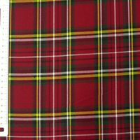 Bekleidungsstoff Schottenkaro Kariert rot 1.5m Breite