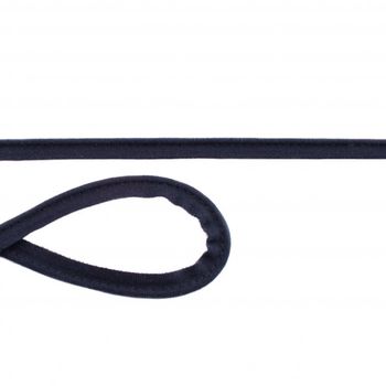 Jersey Paspelband marineblau Meterware Breite: 1cm