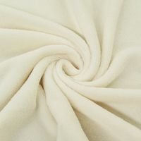 Wellness Fleece Doubleface einfarbig creme 1.45m Breite